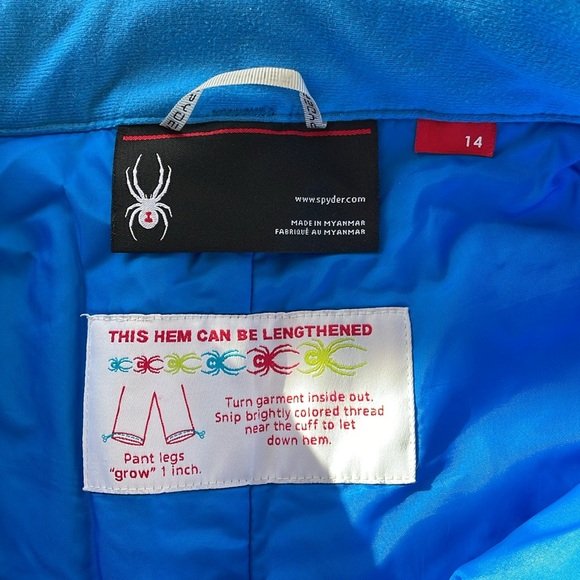 Spyder girls ski jacket and pants - Picture 6 of 8